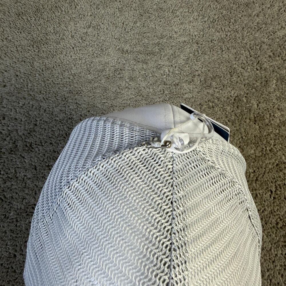Tommy Bahama Hat Cap Snap Back Mens One Size White Trucker Mesh Marlin - Picture 6 of 10